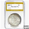 Image 1 : 1881-S Morgan Silver Dollar PGA MS67 PL