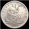Image 1 : 1866-S No Motto Seated Liberty Half Dollar CLOSELY UNCIRCUL