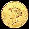 Image 1 : 1854 Rare Gold Dollar HIGH GRADE