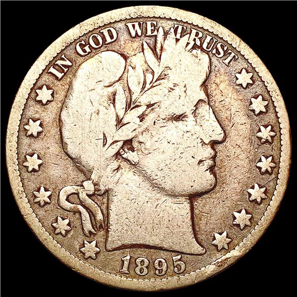 1895-O Barber Half Dollar NICELY CIRCULATED