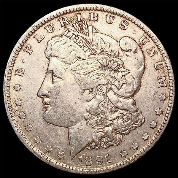1891-O Morgan Silver Dollar CLOSELY UNCIRCULATED