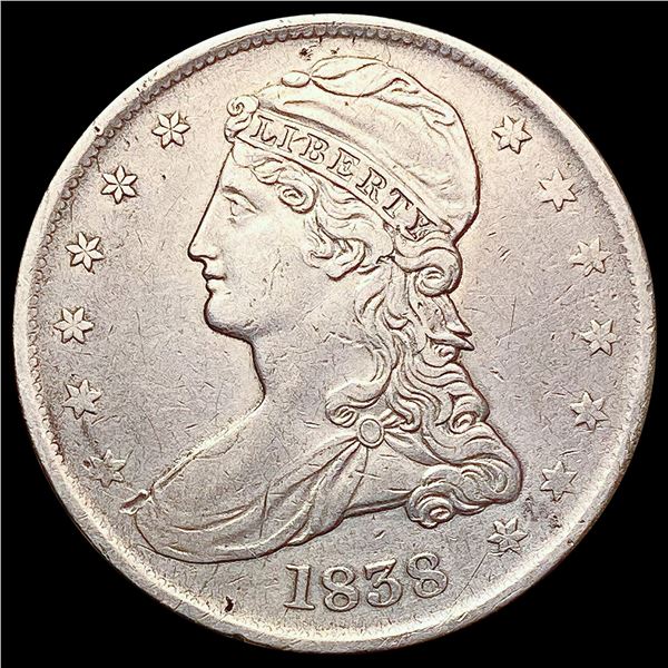 1838 Capped Bust Half Dollar CLOSELY UNCIRCULATED