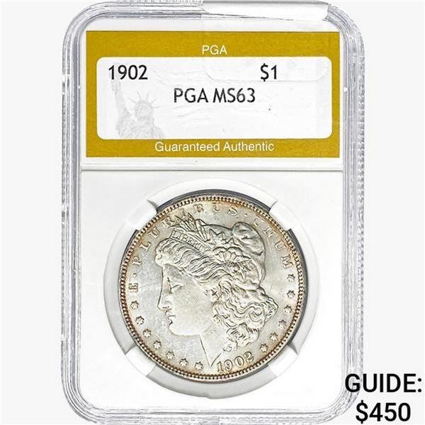 1902 Morgan Silver Dollar PGA MS63