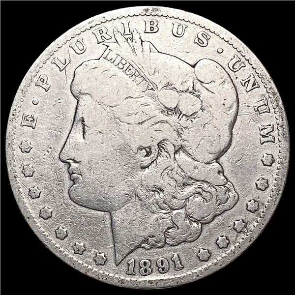 1891-CC Morgan Silver Dollar NICELY CIRCULATED