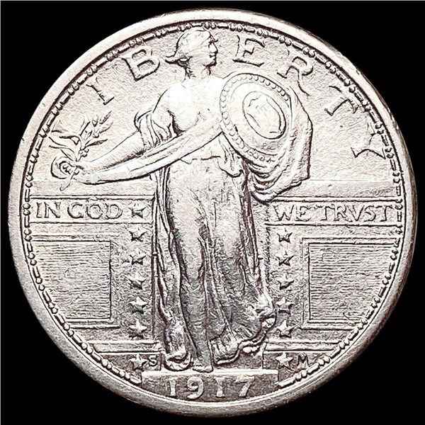 1917-S Standing Liberty Quarter CLOSELY UNCIRCULAT