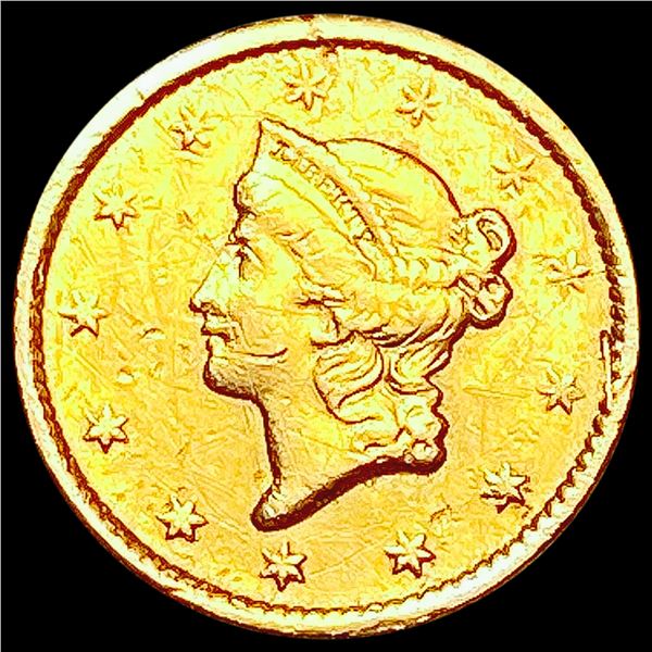 1852 Rare Gold Dollar NEARLY UNCIRCULATED