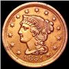 Image 1 : 1851 Braided Hair Large Cent HIGH GRADE
