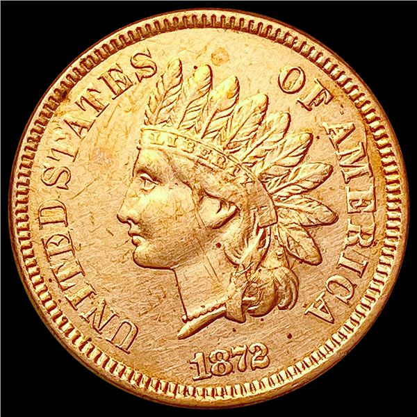 1872 Red Indian Head Cent UNCIRCULATED