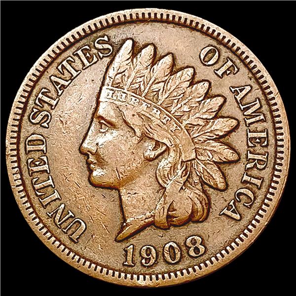 1908-S Indian Head Cent NEARLY UNCIRCULATED