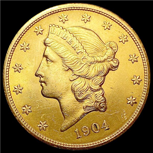 1904 $20 Gold Double Eagle UNCIRCULATED