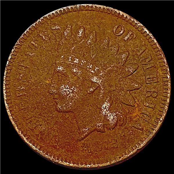 1872 Indian Head Cent NICELY CIRCULATED