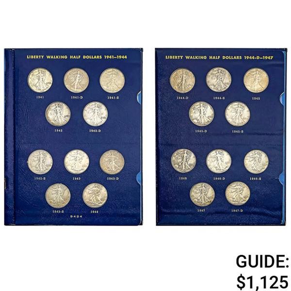 [20 Coin] 1941-1947 Walking Liberty Halves COLL. A