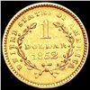 Image 2 : 1852 Rare Gold Dollar UNCIRCULATED