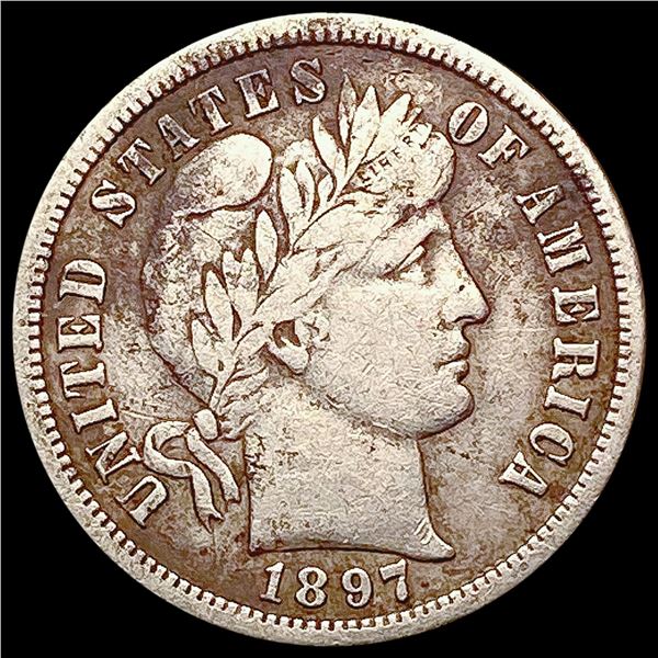 1897-S Barber Dime LIGHTLY CIRCULATED