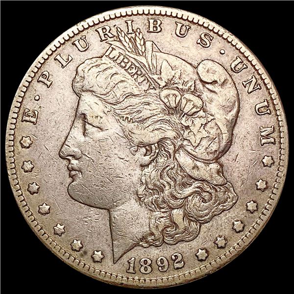 1892-CC Morgan Silver Dollar LIGHTLY CIRCULATED