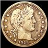 Image 1 : 1914-S Barber Quarter NICELY CIRCULATED