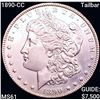 Image 1 : 1890-CC Tailbar Morgan Silver Dollar UNCIRCULATED
