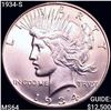 Image 1 : 1934-S Silver Peace Dollar CHOICE BU