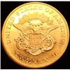 Image 2 : 1861 $20 Gold Double Eagle CHOICE BU+