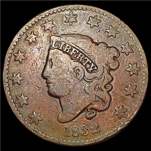 1832 Coronet Head Large Cent NICELY CIRCULATED