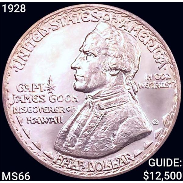 1928 Hawaiian Half Dollar GEM BU