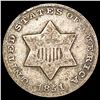 Image 1 : 1851 Silver Three Cent LIGHTLY CIRCULATED