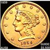 Image 1 : 1859 $2.50 Gold Quarter Eagle CHOICE AU