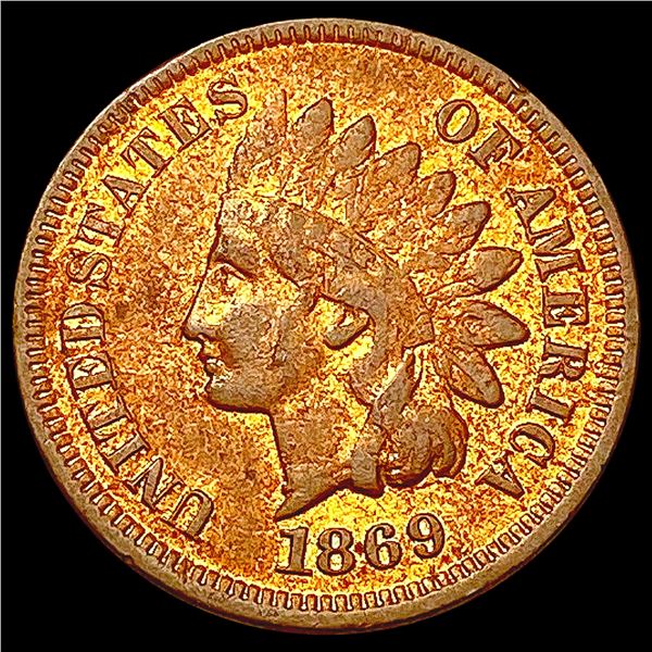 1869 Indian Head Cent CLOSELY UNCIRCULATED