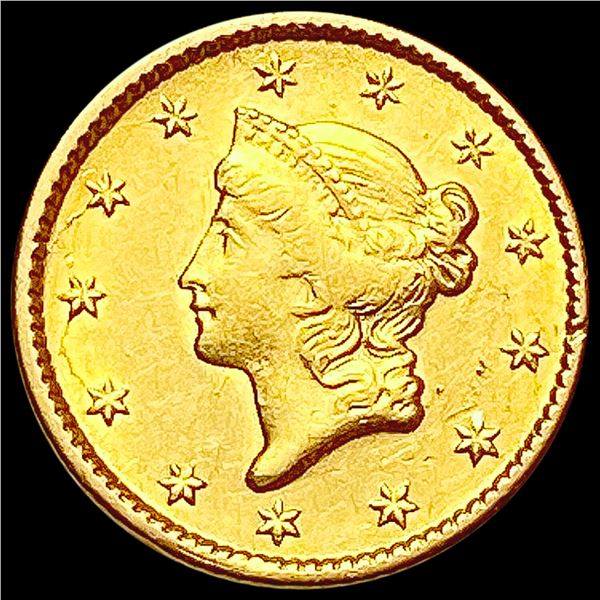 1851 Rare Gold Dollar NEARLY UNCIRCULATED