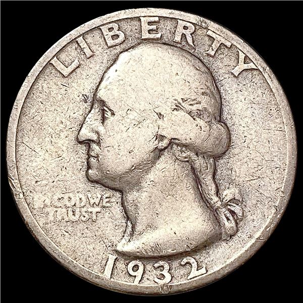 1932-S Washington Silver Quarter LIGHTLY CIRCULATE