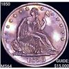 Image 1 : 1850 Seated Liberty Half Dollar CHOICE BU