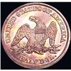 Image 2 : 1850 Seated Liberty Half Dollar CHOICE BU