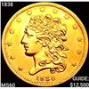 Image 1 : 1838 $5 Gold Half Eagle UNCIRCULATED