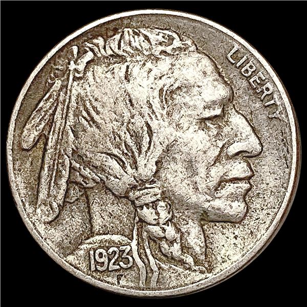 1923-S Buffalo Nickel NEARLY UNCIRCULATED