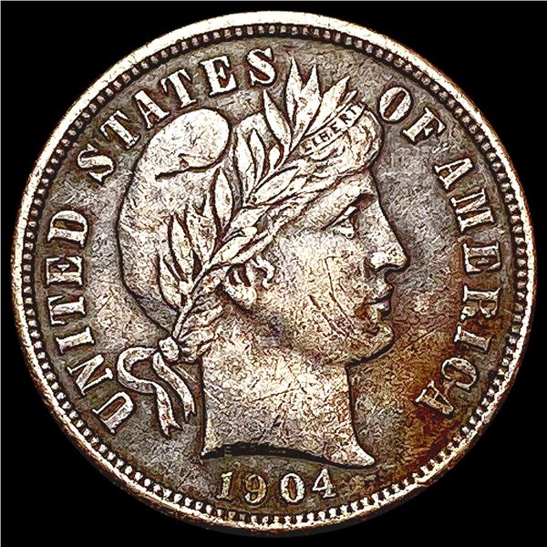 1904-S Barber Dime CLOSELY UNCIRCULATED