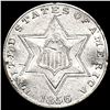 Image 1 : 1856 Silver Three Cent CLOSELY UNCIRCULATED