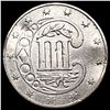 Image 2 : 1856 Silver Three Cent CLOSELY UNCIRCULATED