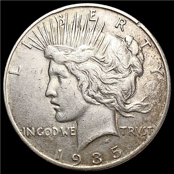 1935-S Silver Peace Dollar NEARLY UNCIRCULATED