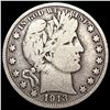 Image 1 : 1913 Barber Half Dollar NICELY CIRCULATED