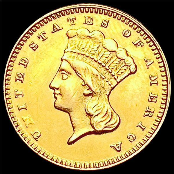 1874 Rare Gold Dollar UNCIRCULATED