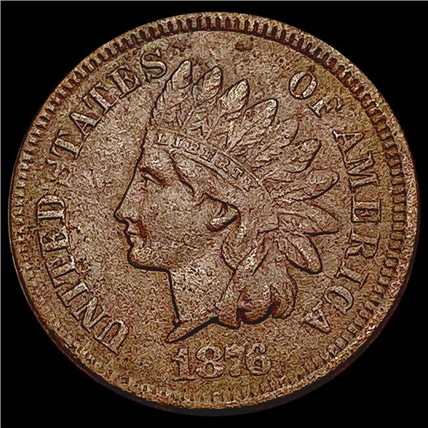 1876 Indian Head Cent CLOSELY UNCIRCULATED