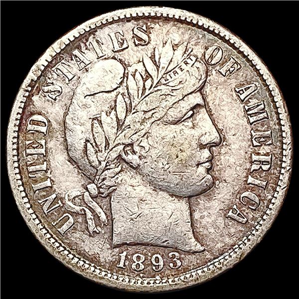 1893-S Barber Dime CLOSELY UNCIRCULATED