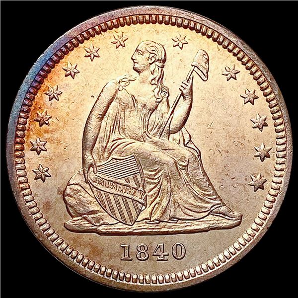 1840 Seated Liberty Quarter UNCIRCULATED