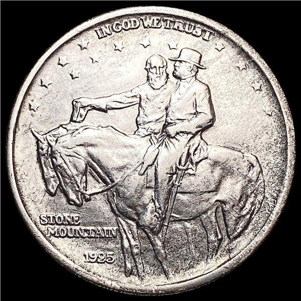1925 Stone Mountain Half Dollar CHOICE AU