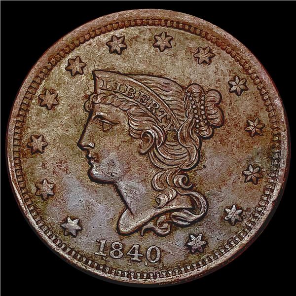 1840 Braided Hair Large Cent CHOICE AU