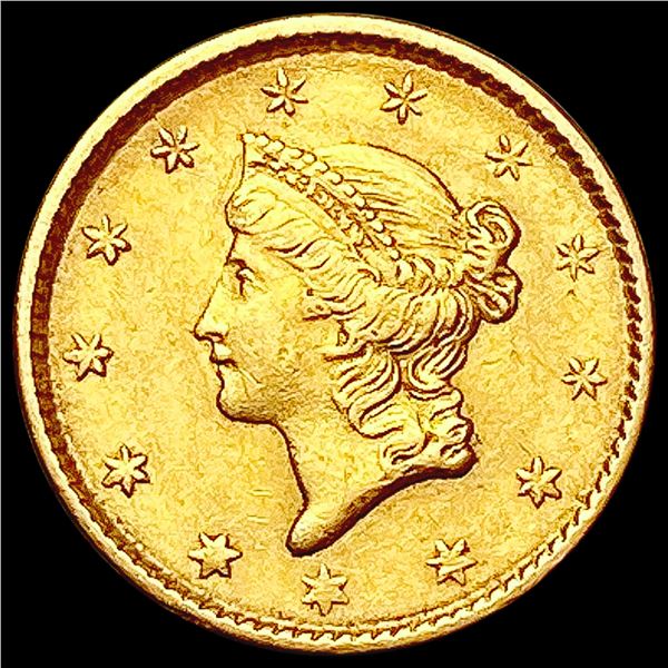 1851 Rare Gold Dollar NEARLY UNCIRCULATED