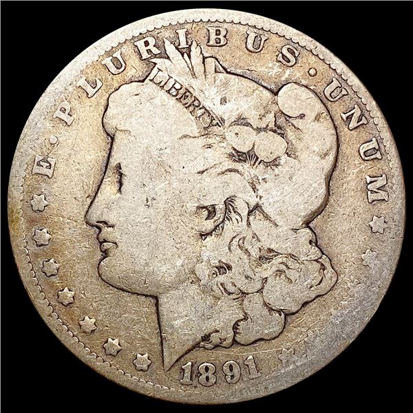 1891-CC Morgan Silver Dollar NICELY CIRCULATED
