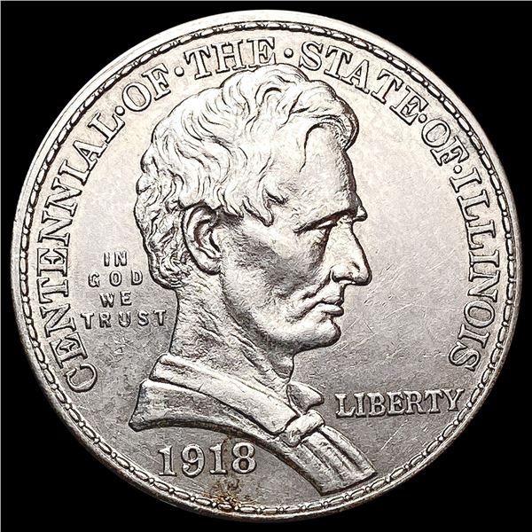 1918 Illinois Half Dollar UNCIRCULATED