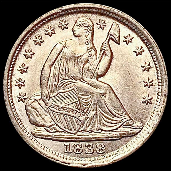 1838 Seated Liberty Half Dime UNCIRCULATED
