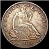 Image 1 : 1871 Seated Liberty Half Dollar CLOSELY UNCIRCULAT